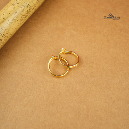 Gold Plated Adjustable Toe Ring ( Minji )