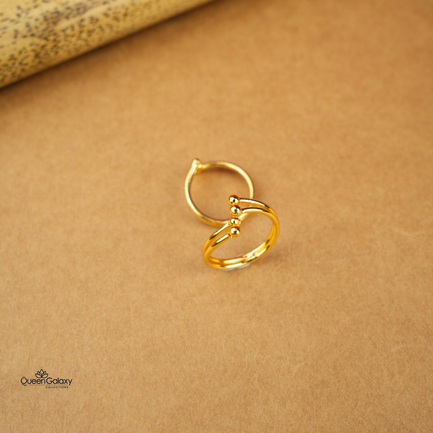 Gold Plated Adjustable Toe Ring ( Minji )