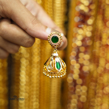 Gold Plated Nagapadam Jumka