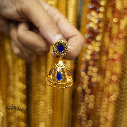 Gold Plated Nagapadam Jumka