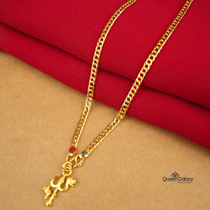 Gold Plated Chain With Pendant