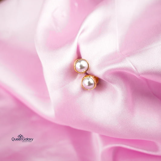 Gold Plated Pearl Stud