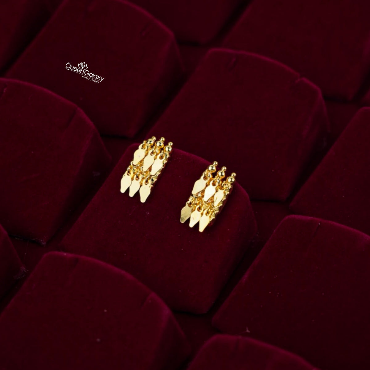 Gold Plated Elakathali Stud