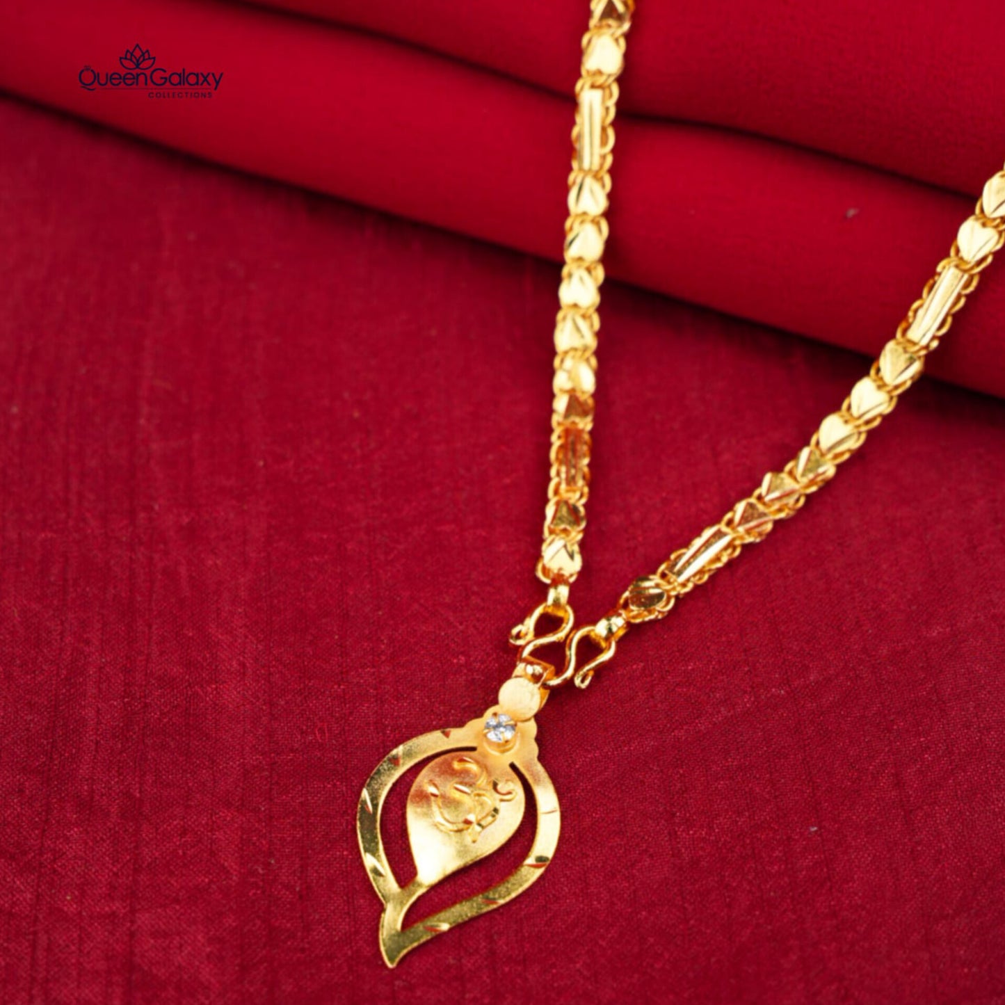 Gold Plated Chain With Thali