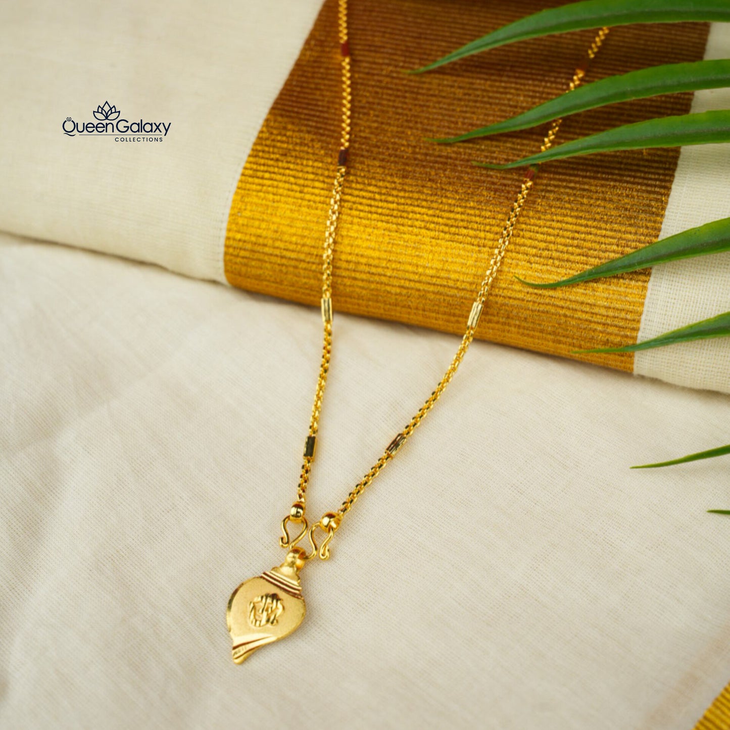 Gold Plated Chain With Thali