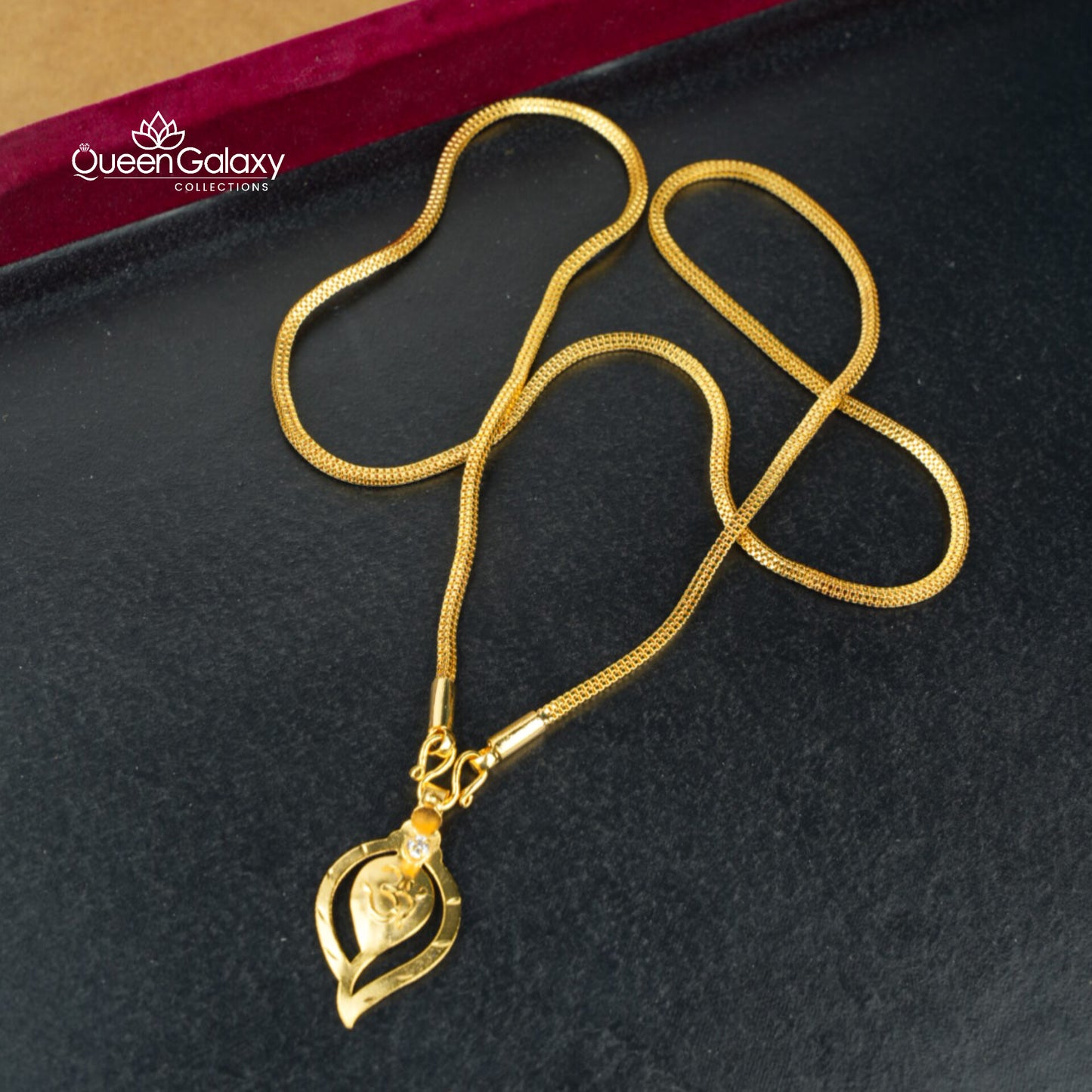 Gold Plated Chain With Thali