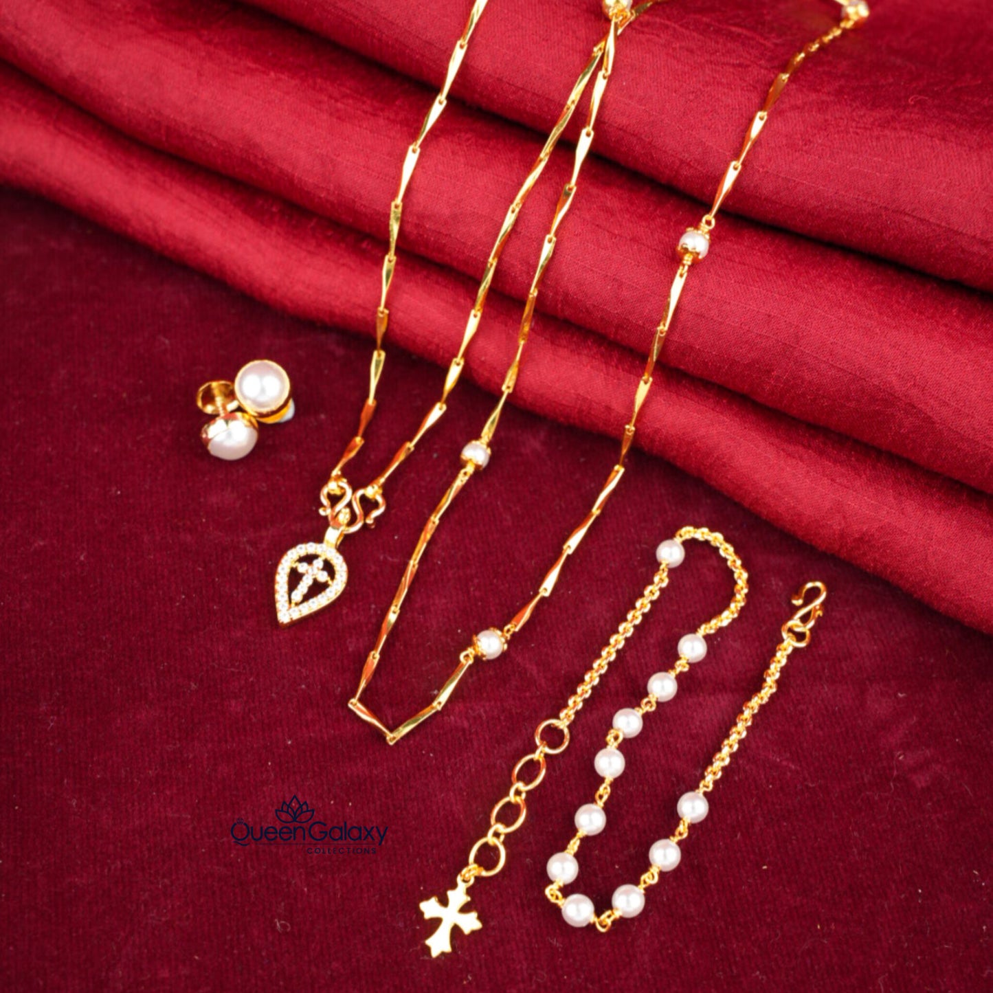 Goldplated Pearl Combo Set