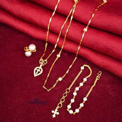 Goldplated Pearl Combo Set