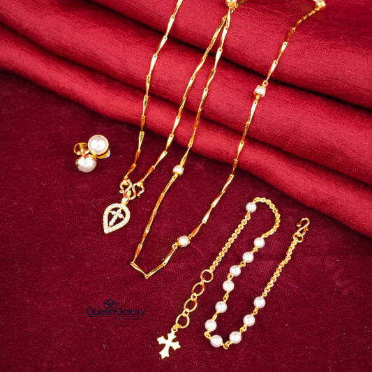 Goldplated Pearl Combo Set