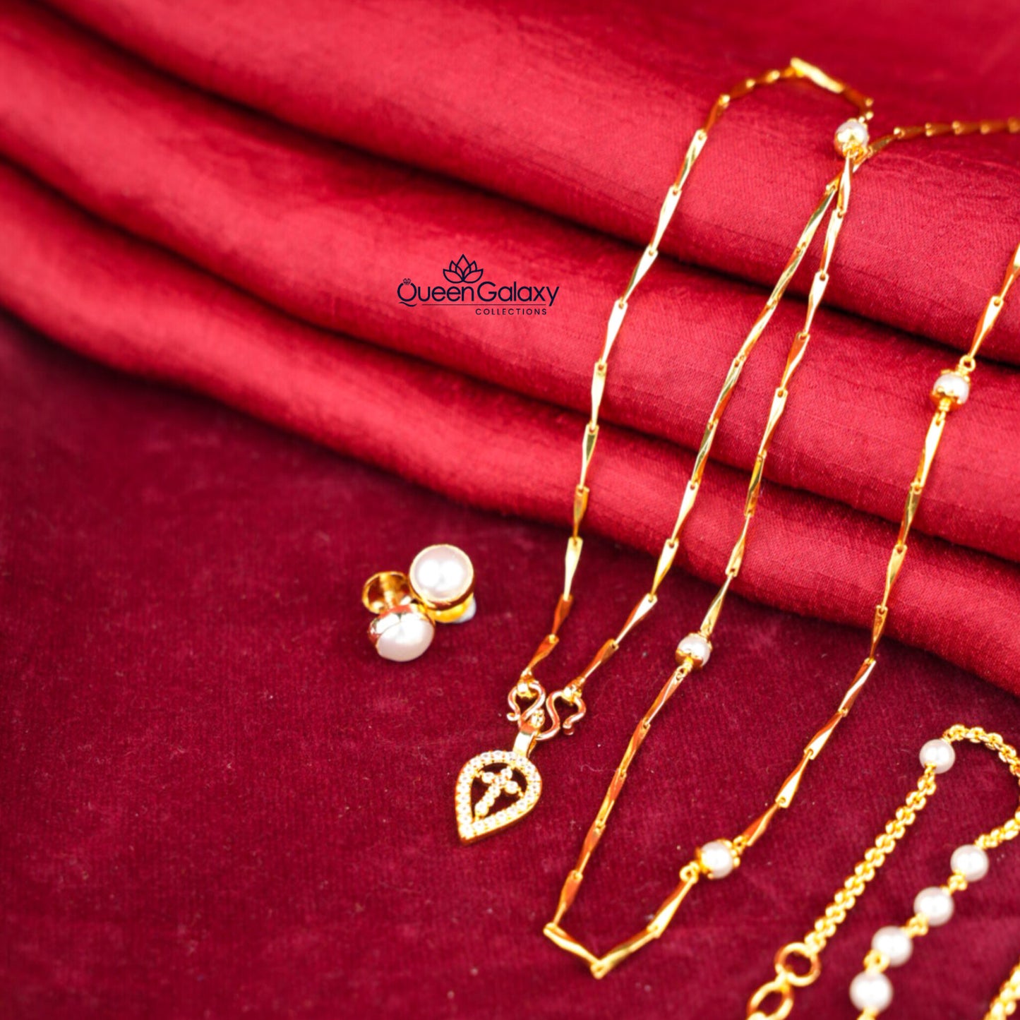 Goldplated Pearl Combo Set