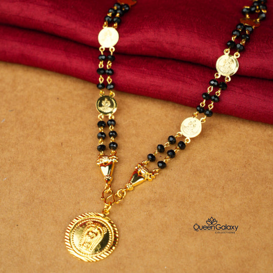 Gold Plated Karimani Chain With Pendant