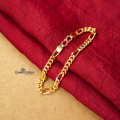 Gold Plated Sachin  Bracelet
