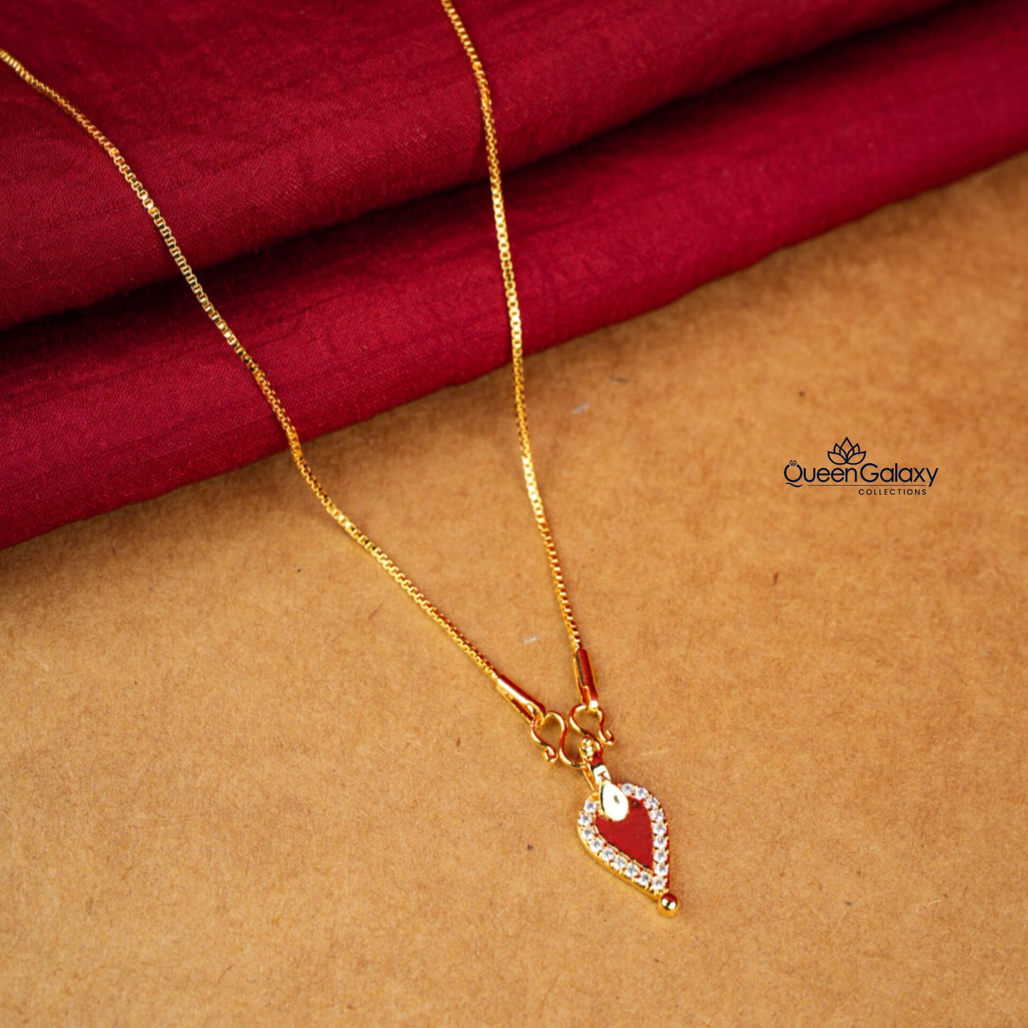 Gold Plated Chain With Thali
