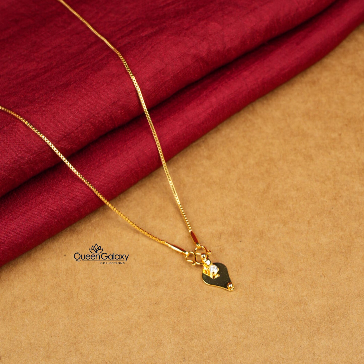 Gold Plated Chain With Thali