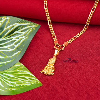 Gold Plated Sachin Chain With Pendant