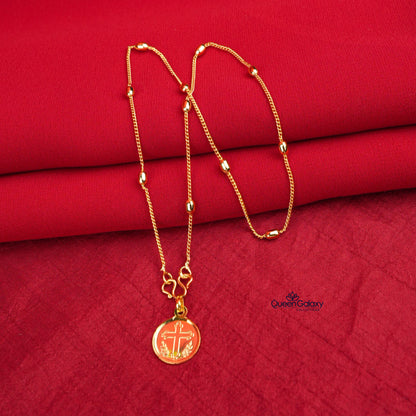 Gold Plated Chain With Pendant