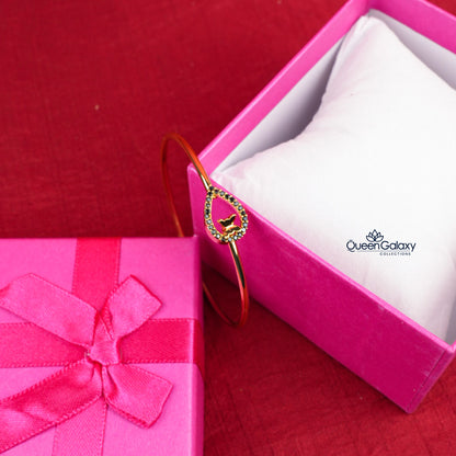 Goldplated Lock Bangle