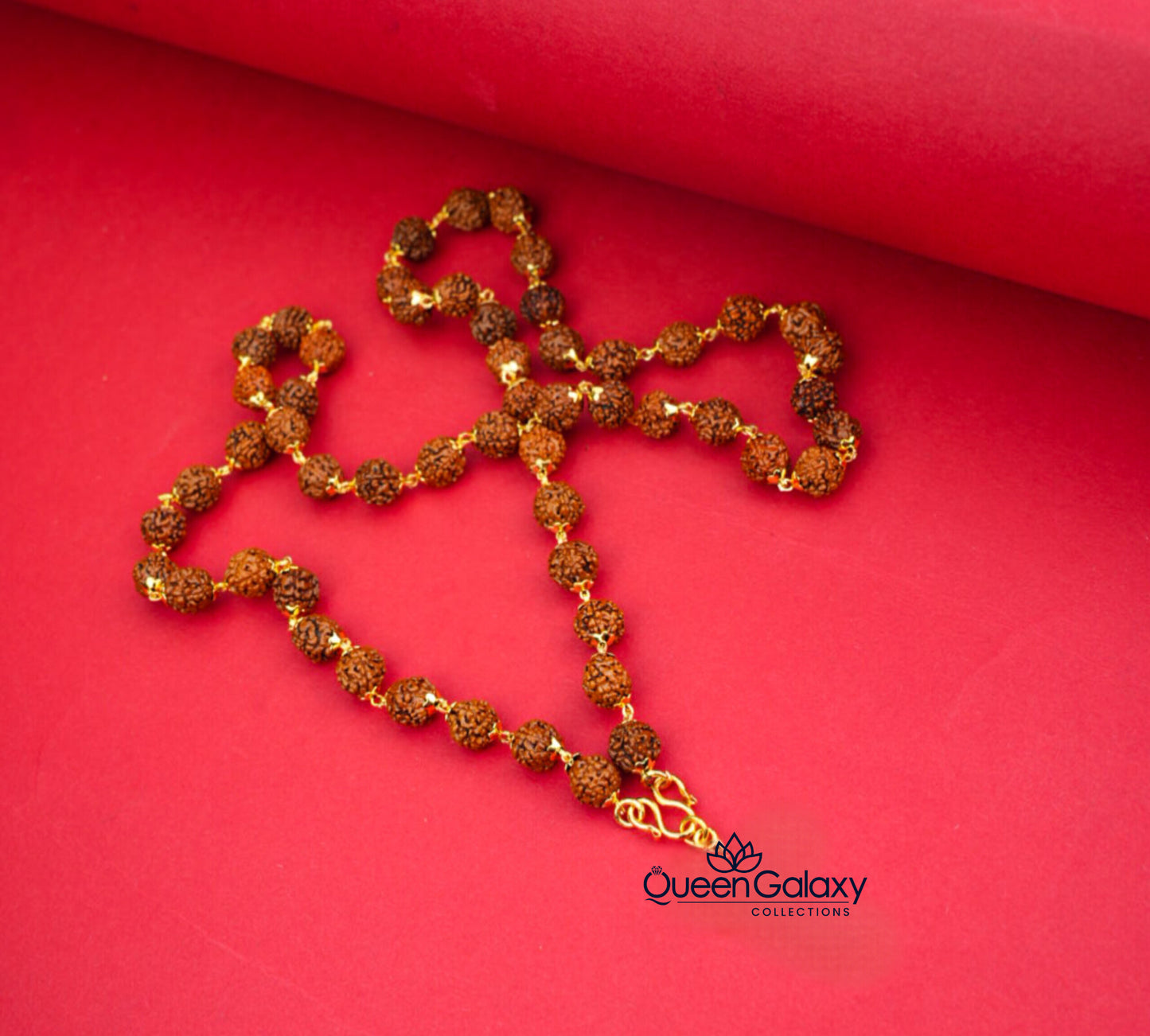 Gold Plated Rudhraksham Chain