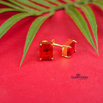 Gold Plated Soofi Stud