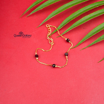 Gold Plated Beads Bracelet
