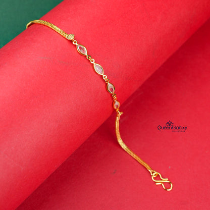 Gold Plated Crystal Bracelet