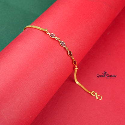 Gold Plated Crystal Bracelet