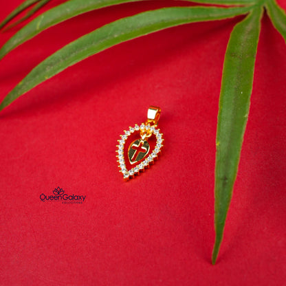 Gold Plated Diamond Look Thali