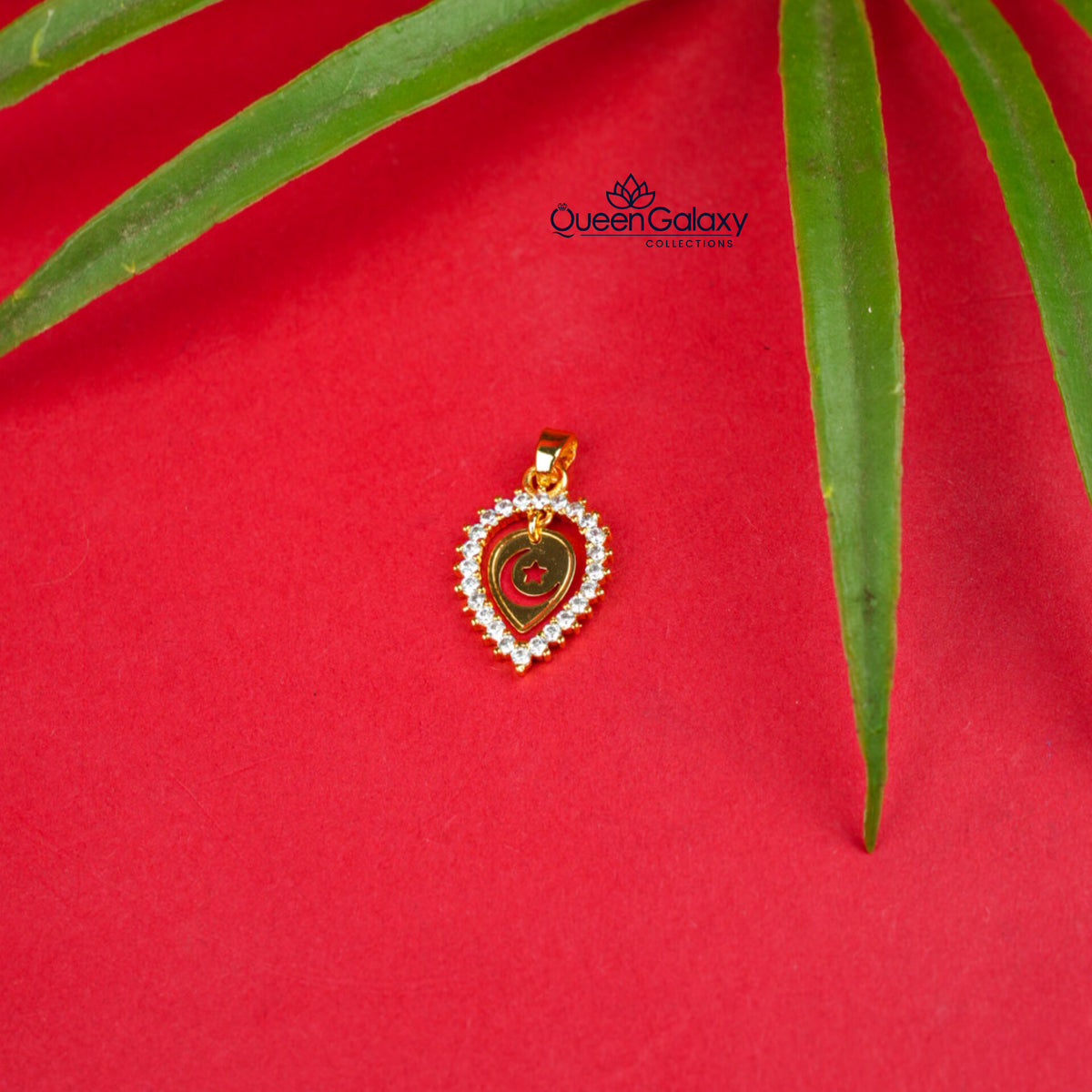 Gold Plated Diamond Look Thali