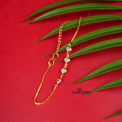 Gold Plated Crystal Bracelet