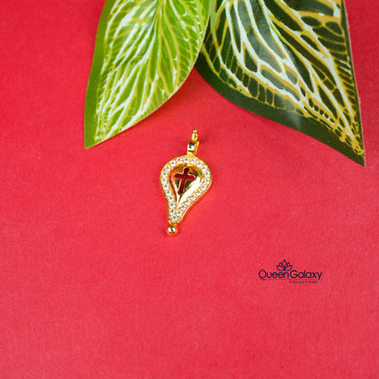 Gold Plated Diamond Look Thali