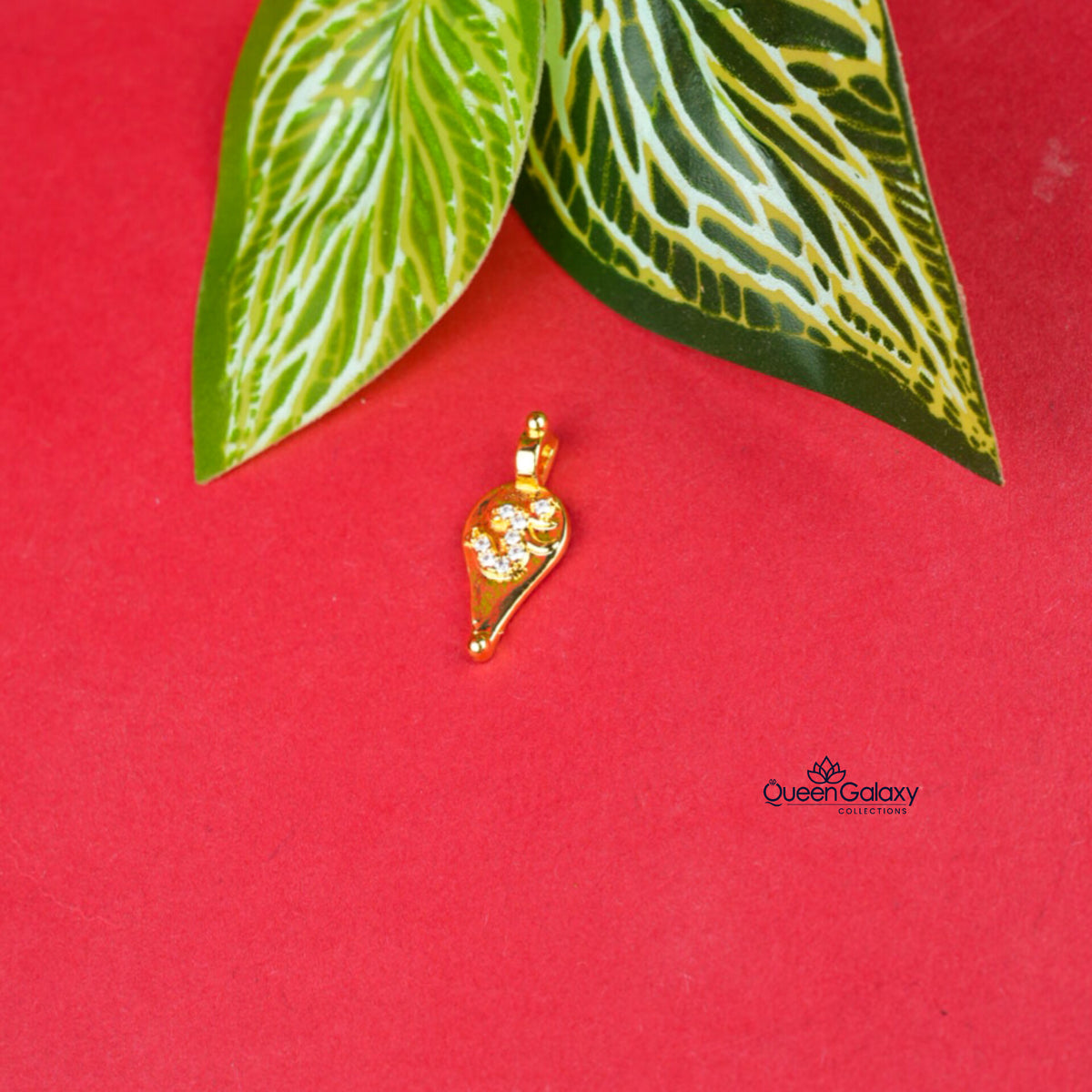 Gold Plated Diamond Look Thali