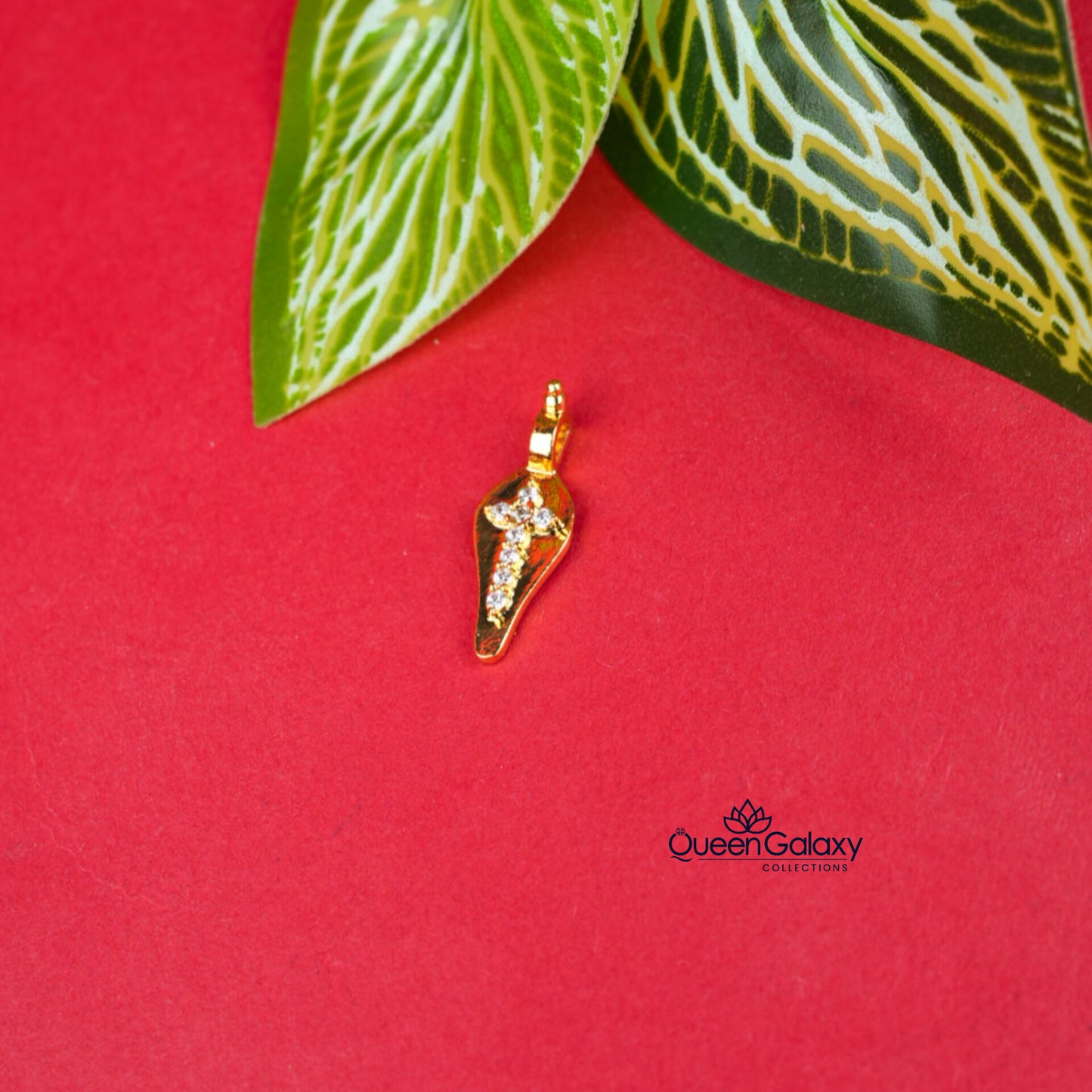 Gold Plated Diamond Look Thali