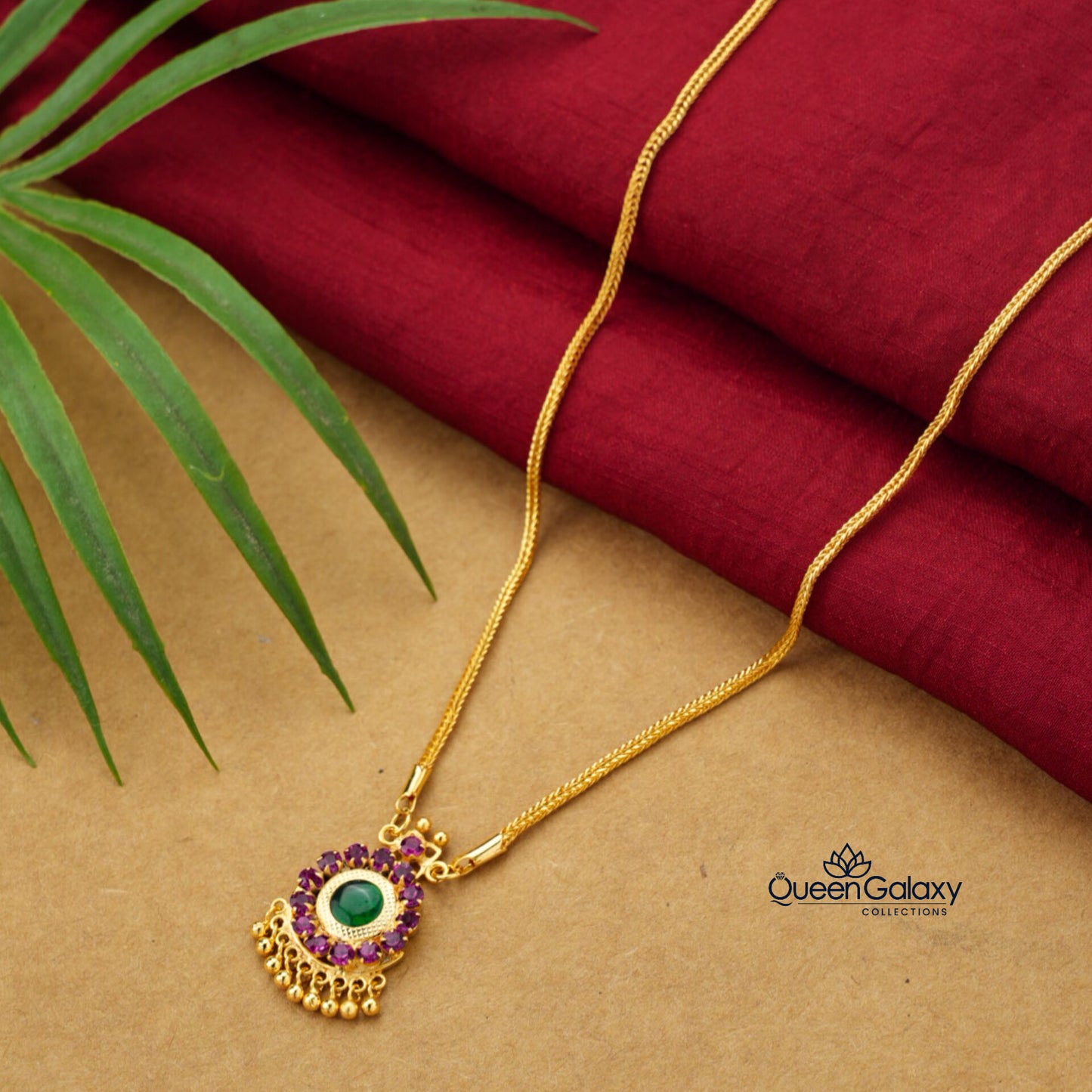 Gold Plated Palakka Necklace