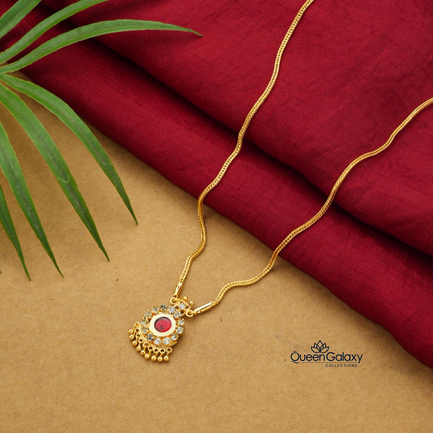 Gold Plated Palakka Necklace