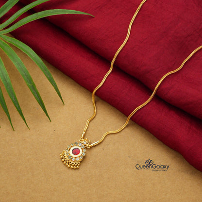Gold Plated Palakka Necklace