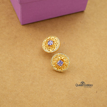 Gold Plated AD Stone Stud