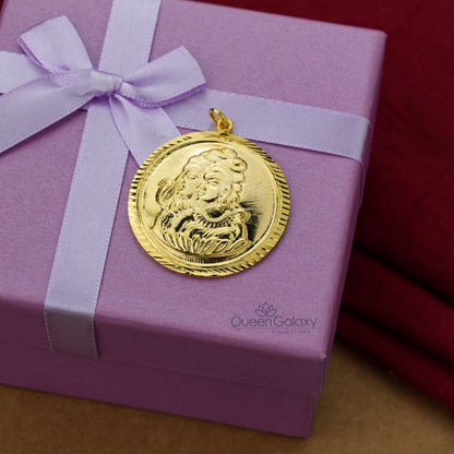 Gold Plated Shiva Parvathy Pendant