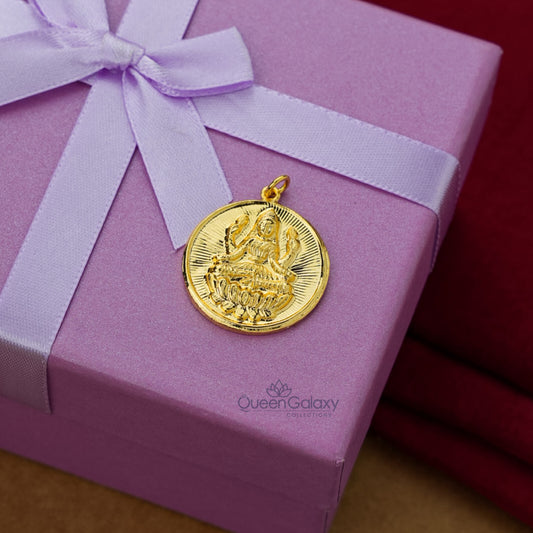 Gold Plated Lakshmi Devi Pendant
