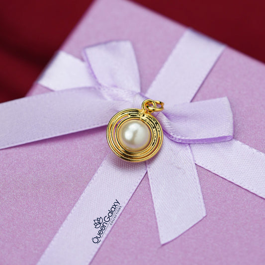 Gold Plated Pearl Pendant