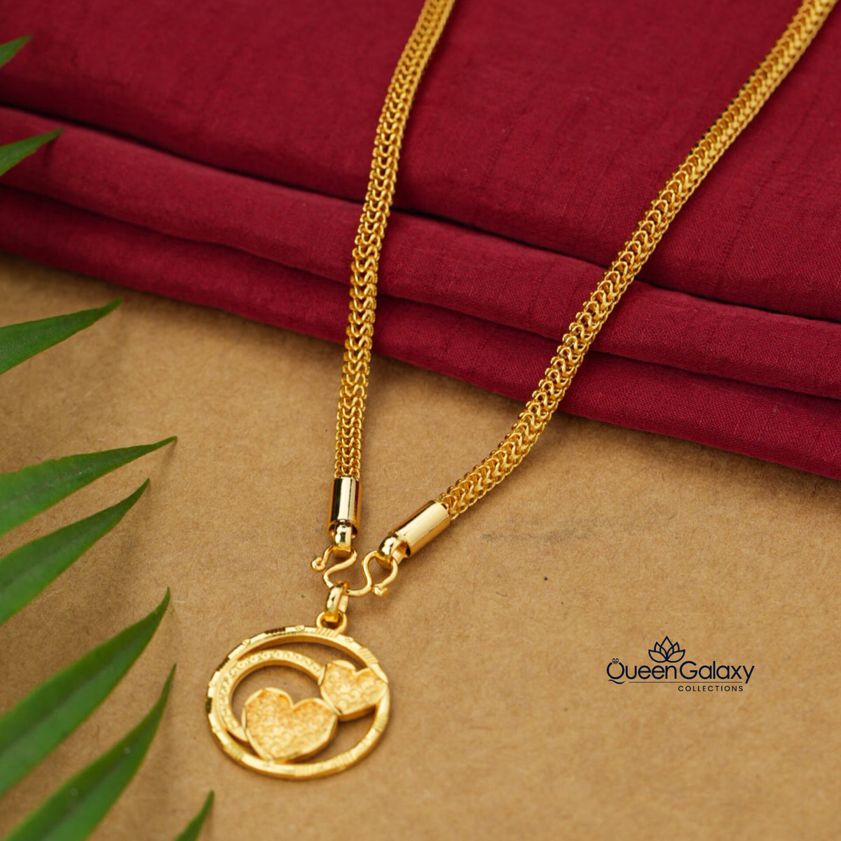 Gold plated Snake Chain With Pendant