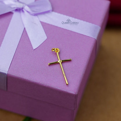 Gold Plated Cross Pendant