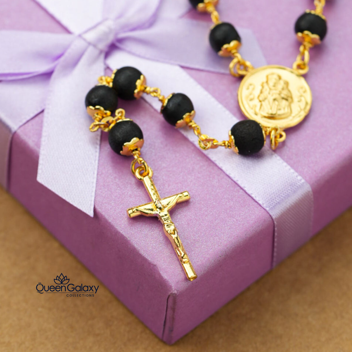 Gold Plated Karingali Rosary