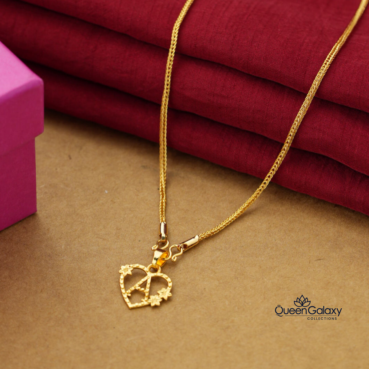 Gold Plated Chain With Pendant