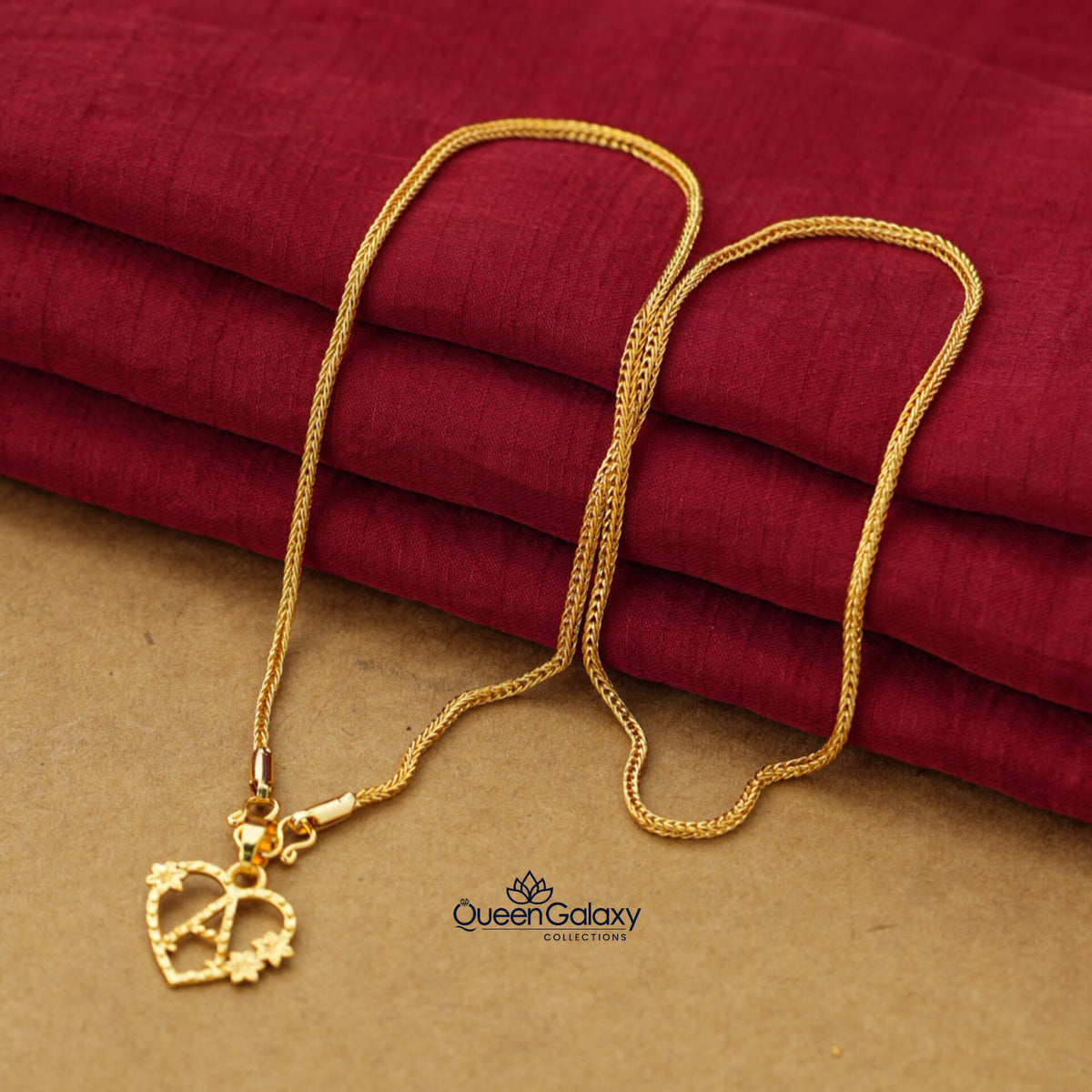 Gold Plated Chain With Pendant