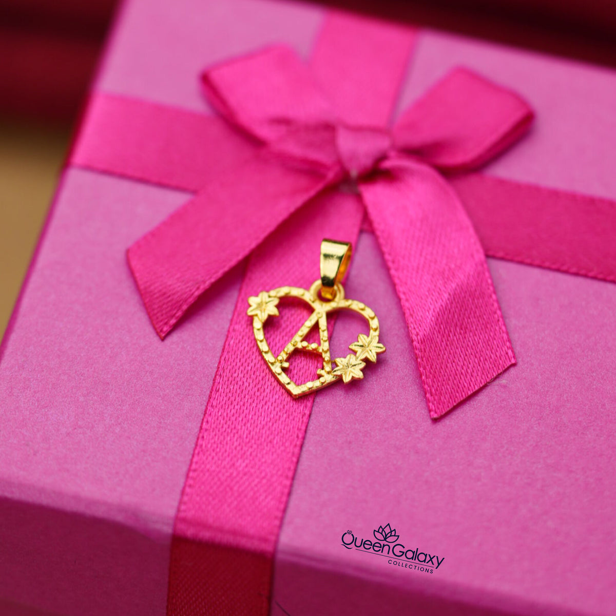 Gold Plated Letter Pendant