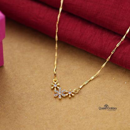Gold Plated Diamond Replica Necklace
