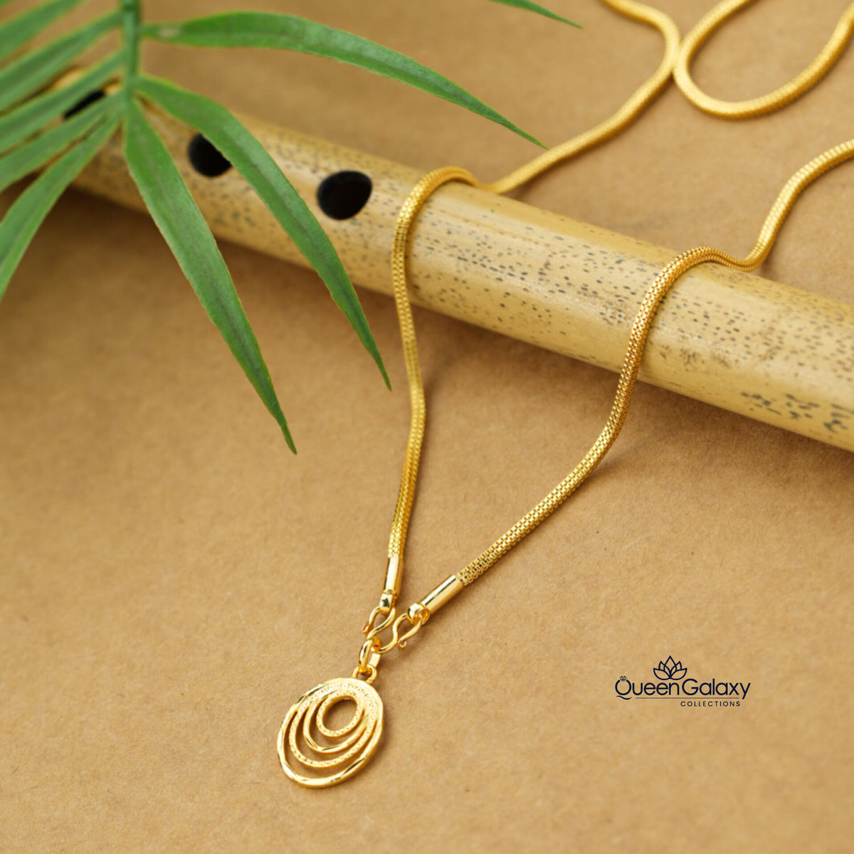 Gold Plated Chain With Pendant
