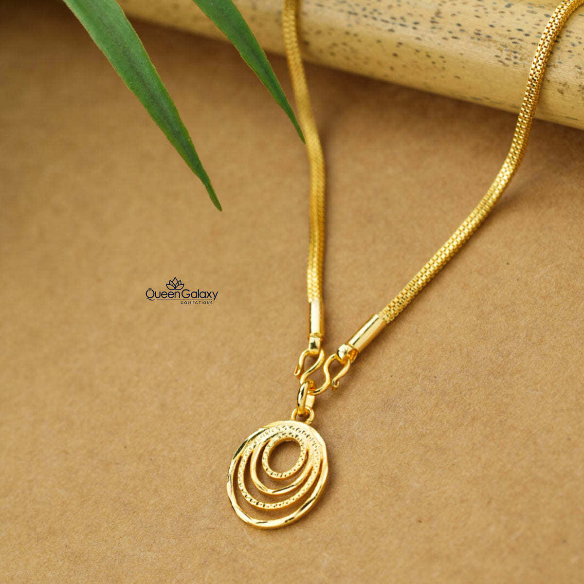 Gold Plated Chain With Pendant