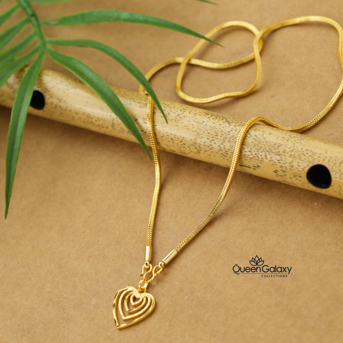 Gold Plated Chain With Pendant