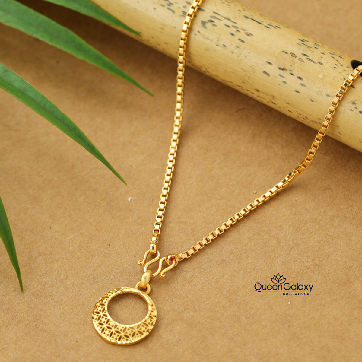 Gold Plated Chain With Pendant